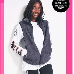 Extra small Sherpa vest vs pink